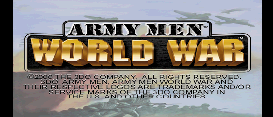 Army Men: World War Title Screen